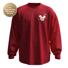 Load image into Gallery viewer, Hallmark + Disney Holiday Ever After Sparkle Red Spirit Jersey®
