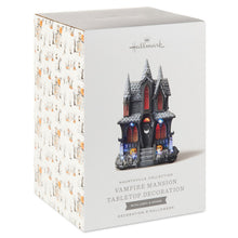 Load image into Gallery viewer, Hallmark Hauntsville Collection Vampire Manor Tabletop Decoration With Light and Sound, 9.75
