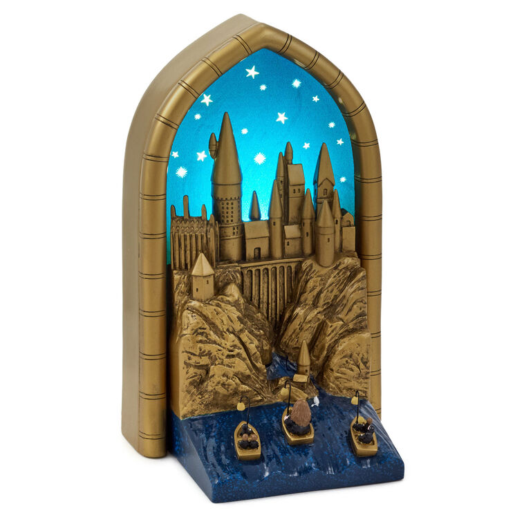 Hallmark Harry Potter™ Hogwarts™ Light-Up Bookshelf Decoration, 9.1