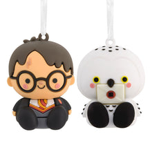 Load image into Gallery viewer, Hallmark Better Together Harry Potter™ and Hedwig™ Magnetic Hallmark Ornaments, Set of 2
