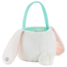 Load image into Gallery viewer, Hallmark Hoppy Easter Plush Bunny Basket With Sound
