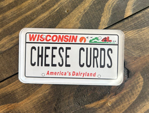 Wisconsin License Plate Magnet - Cheese Curds