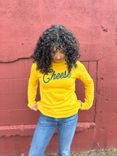 Load image into Gallery viewer, Giltee Say Cheese Unisex Crewneck - Yellow
