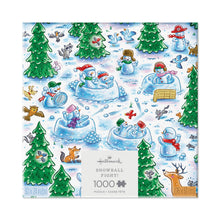 Load image into Gallery viewer, Hallmark Snowball Fight! 1000-Piece Jigsaw Puzzle
