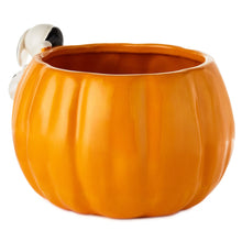 Load image into Gallery viewer, Hallmark Peanuts® Pumpkin Candy Bowl With Snoopy
