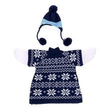 Load image into Gallery viewer, Giddy the Goose Outfit, Blue Sweater
