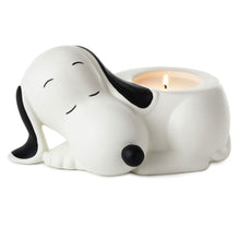 Load image into Gallery viewer, Hallmark Peanuts® Lavender-Scented Ceramic Snoopy Candle
