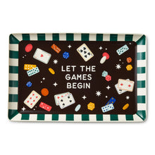 Load image into Gallery viewer, Hallmark Let the Games Begin Game Night Serving Tray
