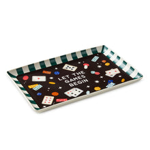 Load image into Gallery viewer, Hallmark Let the Games Begin Game Night Serving Tray
