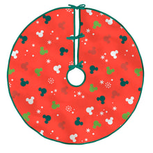 Load image into Gallery viewer, Hallmark Mickey Mouse Ears Fabric Hallmark Tree Skirt, 48
