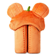 Load image into Gallery viewer, Hallmark Disney Mickey Mouse Jack-o'-Lantern Oversized Hooded Blanket, 70x50

