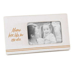 Hallmark Moms Love Like No One Else Ceramic Picture Frame, 4x6