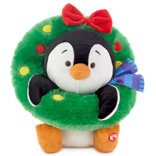 Load image into Gallery viewer, Hallmark Playful Penguins All Decked Out Musical Plush Penguin With Light and Motion
