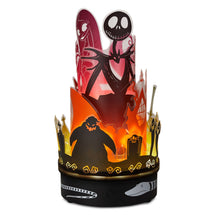 Load image into Gallery viewer, Hallmark Disney Tim Burton&#39;s The Nightmare Before Christmas Rotating Lamp With Sound
