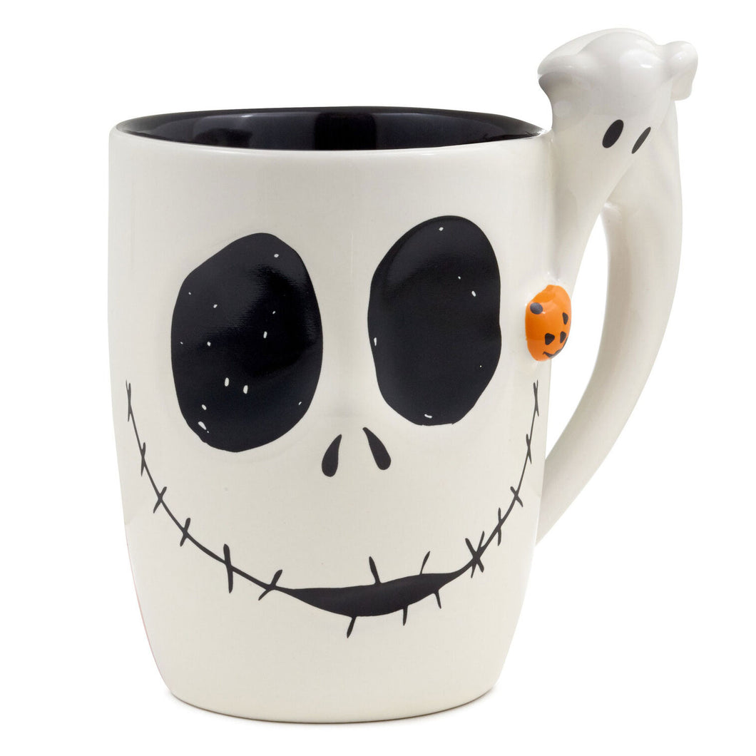 Hallmark  Disney Tim Burton's The Nightmare Before Christmas Jack and Sally Sculpted Mug, 15