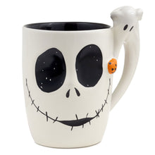 Load image into Gallery viewer, Disney Tim Burton's The Nightmare Before Christmas Jack and Sally Sculpted Mug, 15 oz.
