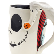 Load image into Gallery viewer, Disney Tim Burton's The Nightmare Before Christmas Jack and Sally Sculpted Mug, 15 oz.
