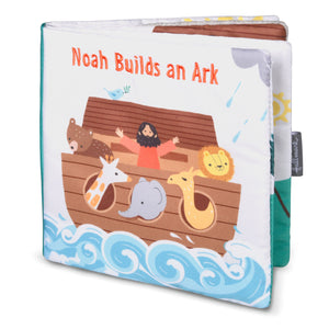 Hallmark Noah Builds an Ark Plush Cloth Baby Book