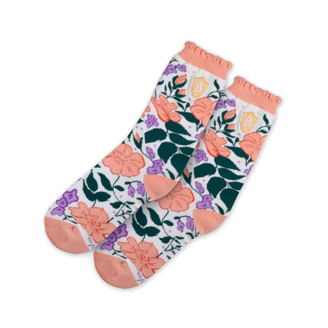 Hallmark Bridgerton Colorful Floral Socks