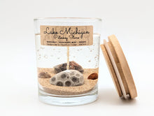 Load image into Gallery viewer, Devonian Coast Lake Michigan Petoskey Stone Beach Gel Candles

