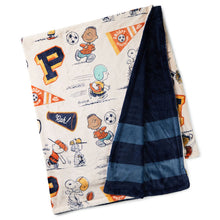 Load image into Gallery viewer, Hallmark Peanuts® Athletic Club Two-Sided Throw Blanket, 50x60
