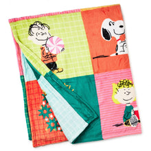 Load image into Gallery viewer, Hallmark Peanuts® Holiday Patchwork Throw Blanket, 50x60
