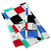 Load image into Gallery viewer, Hallmark Peanuts® Gang Checkered Throw Blanket, 50x60
