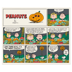 Hallmark Peanuts® Great Pumpkin Comic Strip Throw Blanket, 60x50