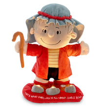 Load image into Gallery viewer, Hallmark Peanuts® Linus in Shepherd Costume Plush With Sound, Motion and Light, 12&quot;
