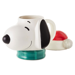 Hallmark Peanuts® Santa Snoopy Musical Sculpted Mug, 23 oz.