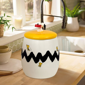 Hallmark Peanuts Snoopy and Woodstock Cookie Jar With Sound