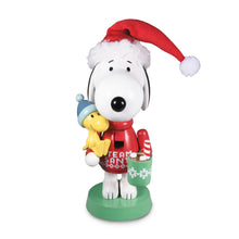 Load image into Gallery viewer, Hallmark Peanuts® Team Santa Snoopy Nutcracker Figurine, 9.5&quot;
