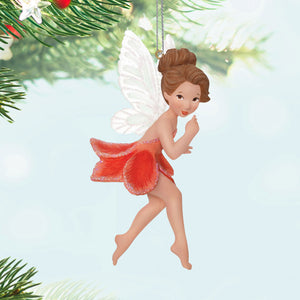 Hallmark Keepsake Pink Flower Fairy Keepsake Ornament
