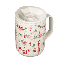 Load image into Gallery viewer, Hallmark + Disney Holiday Ever After Corkcicle Stainless Steel Mug, 16 oz.
