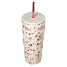 Load image into Gallery viewer, Hallmark + Disney Holiday Ever After Corkcicle Stainless Steel Cold Cup, 24 oz.
