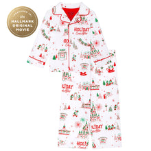 Load image into Gallery viewer, Hallmark + Disney Holiday Ever After Toddler Pajama Set
