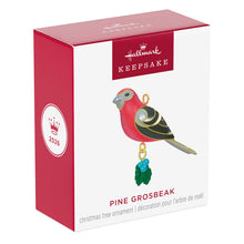 Load image into Gallery viewer, Hallmark Mini Pine Grosbeak Ornament, 1"
