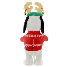 Load image into Gallery viewer, Hallmark Peanuts® Team Santa Snoopy Plush With Sound and Motion, 14&quot;
