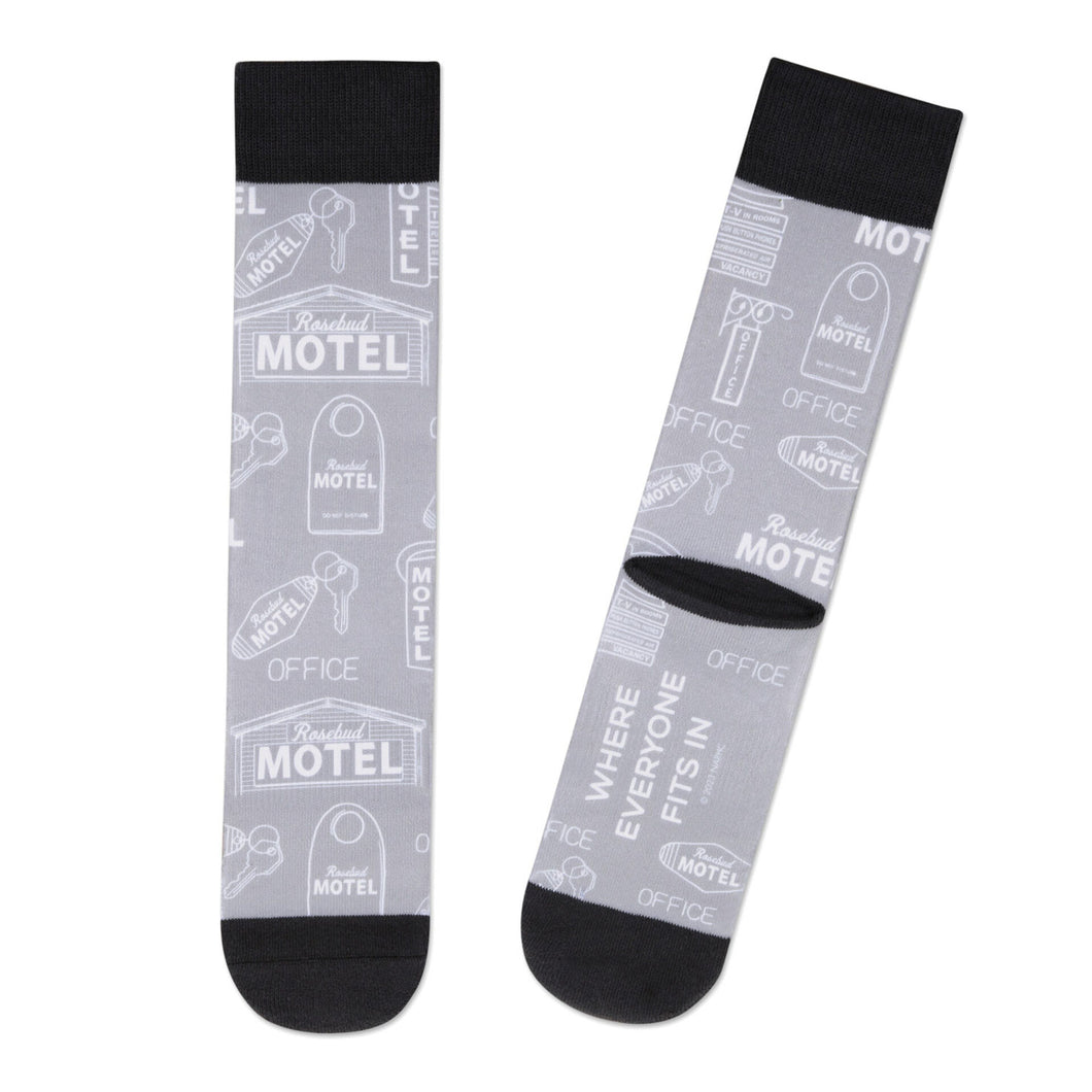 Hallmark Schitt's Creek® Rosebud Motel Novelty Crew Socks