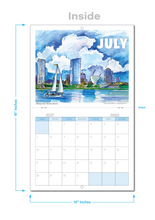 Load image into Gallery viewer, Milwaukee 2024 Watercolor Calendar by James Steeno
