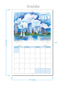 Milwaukee 2024 Watercolor Calendar by James Steeno
