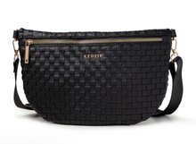 Load image into Gallery viewer, Kedzie Terrace Woven Crossbody - Black
