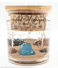 Load image into Gallery viewer, Devonian Coast Lake Michigan Leland Blue Beach Gel Candle
