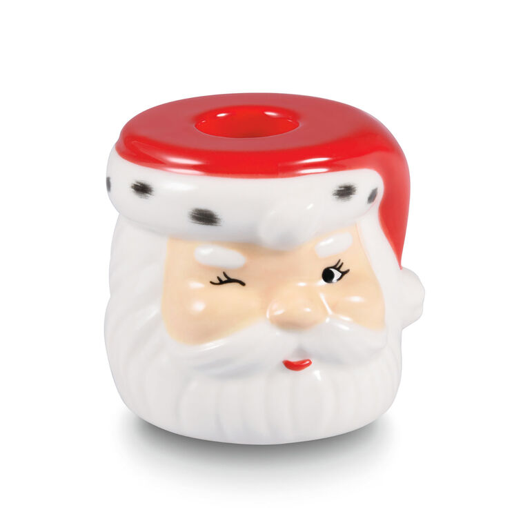 Hallmark Shaped Santa Taper Candle Holder, 2.5