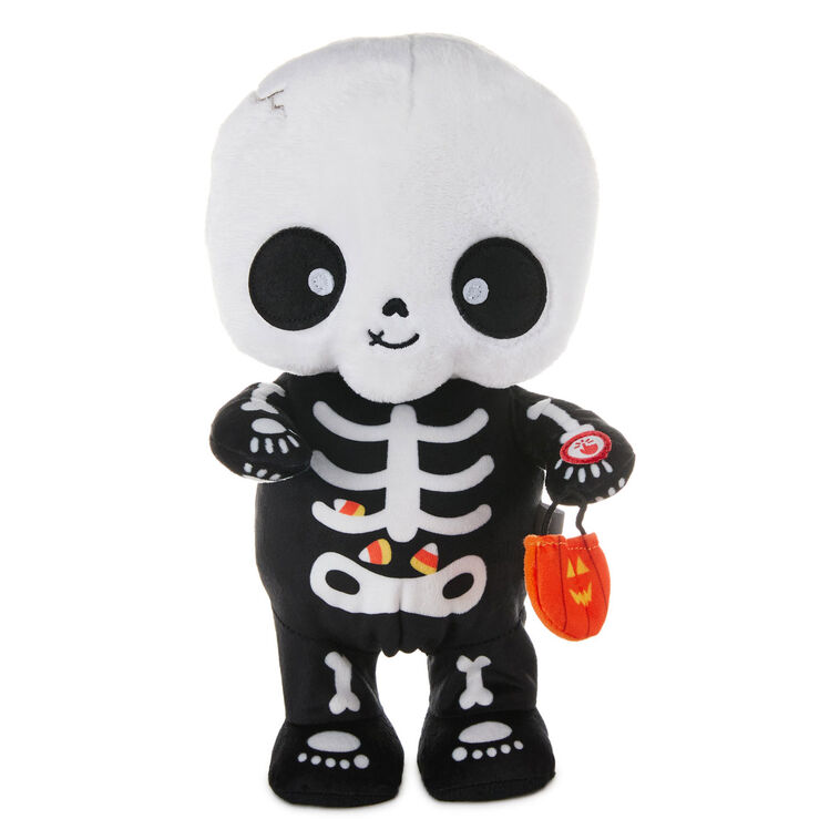 Hallmark Trick-or-Treat Skeleton Plush With Sound and Motion, 10
