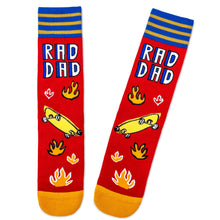 Load image into Gallery viewer, Hallmark Rad Dad Novelty Crew Socks
