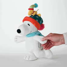 Load image into Gallery viewer, Hallmark Peanuts® Snoopy Ice Skating Plush With Sound and Motion, 12"

