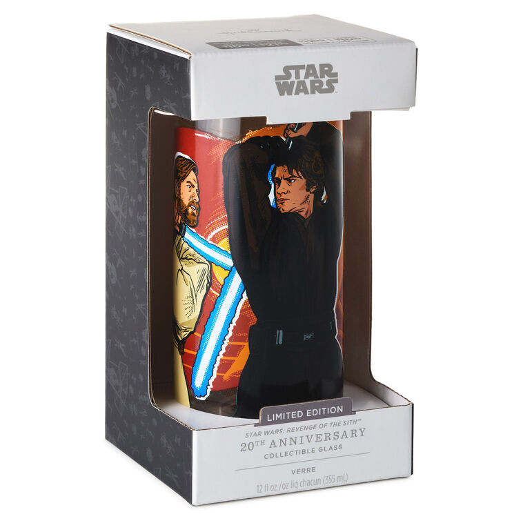 Hallmark Star Wars™ Battle on Mustafar Collectible Drinking Glass