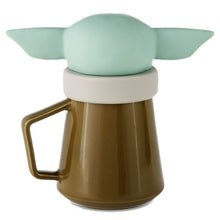 Load image into Gallery viewer, Hallmark Star Wars: The Mandalorian™ Grogu™ Lidded Mug With Sound, 17 oz.
