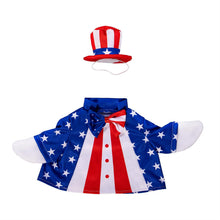 Load image into Gallery viewer, Porch Goose Outfit, Patriotic Suit
